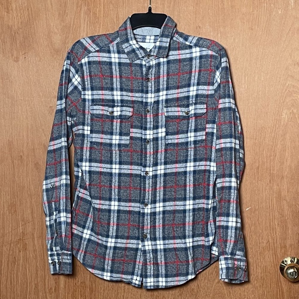 Goodfellow & Co Plaid Button-Up, Long Sleeve in Medium